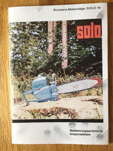 Solo motorsäge handbuch - motorsäge,