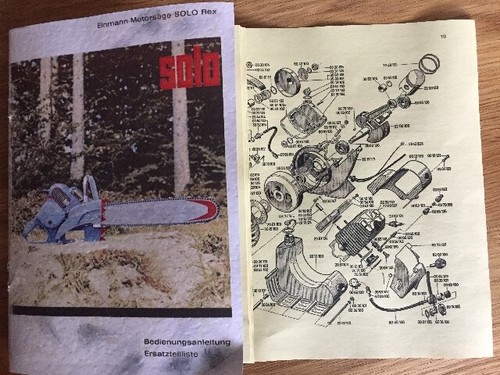 Solo rex motorsäge handbuch - rex,